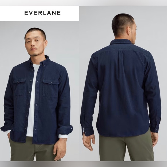 Everlane Shirts Mens Everlane The Brushed Flanel Shirt In Heather